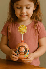 Mini Cartoon Animal Fan