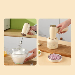 2‑in‑1 USB Electric Garlic & Veg Chopper
