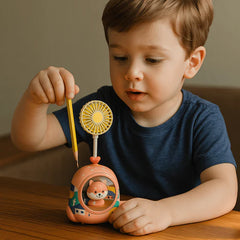 Mini Cartoon Animal Fan